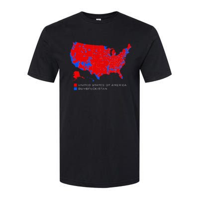 Election Map United States Of America Dumbfuckistan Softstyle CVC T-Shirt