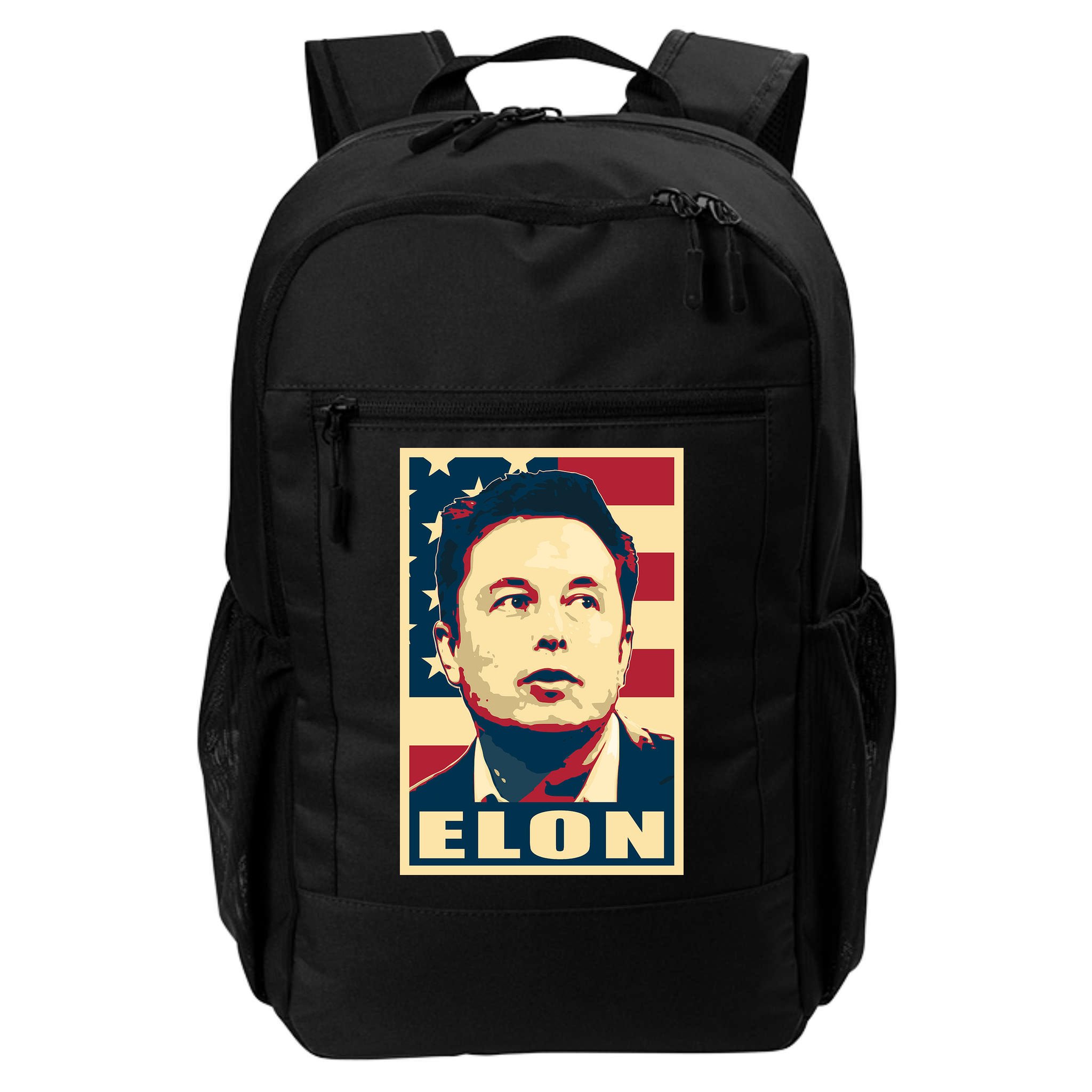 Elon Musk USA Retro Backpack