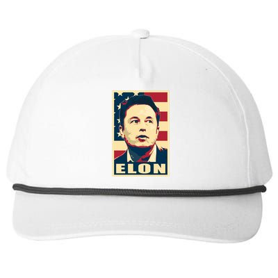 Elon Musk USA Retro Snapback Five-Panel Rope Hat