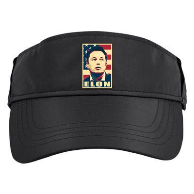 Elon Musk USA Retro Adult Drive Performance Visor