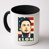 Elon Musk USA Retro Mug