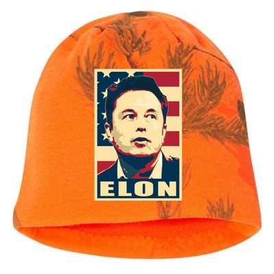 Elon Musk USA Retro Kati - Camo Knit Beanie