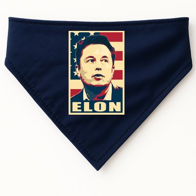 Elon Musk USA Retro USA-Made Doggie Bandana