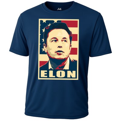 Elon Musk USA Retro Performance Shirt