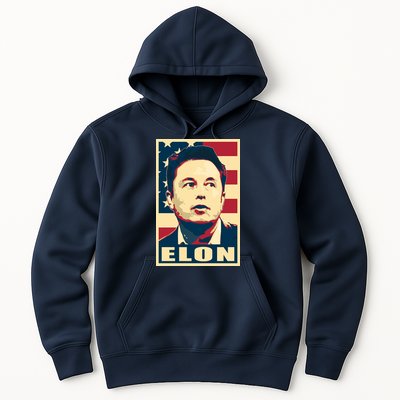 Elon Musk USA Retro Hoodie