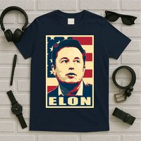 Elon Musk USA Retro T-Shirt