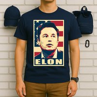 Elon Musk USA Retro T-Shirt