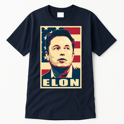 Elon Musk USA Retro Tall T-Shirt