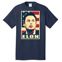 Elon Musk USA Retro Tall T-Shirt