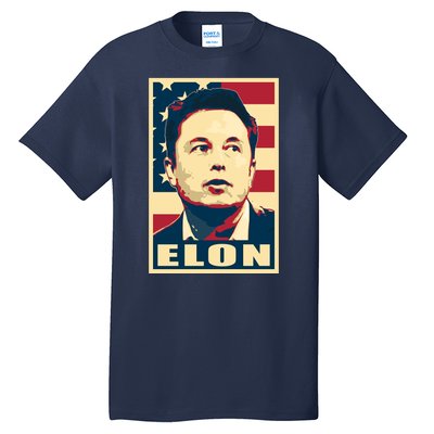 Elon Musk USA Retro Tall T-Shirt