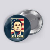 Elon Musk USA Retro Button