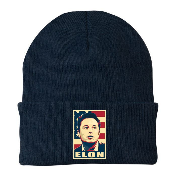 Elon Musk USA Retro Knit Cap Winter Beanie