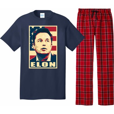 Elon Musk USA Retro Pajama Set