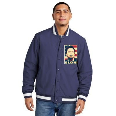 Elon Musk USA Retro Insulated Varsity Jacket