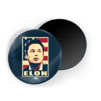 Elon Musk USA Retro Magnet