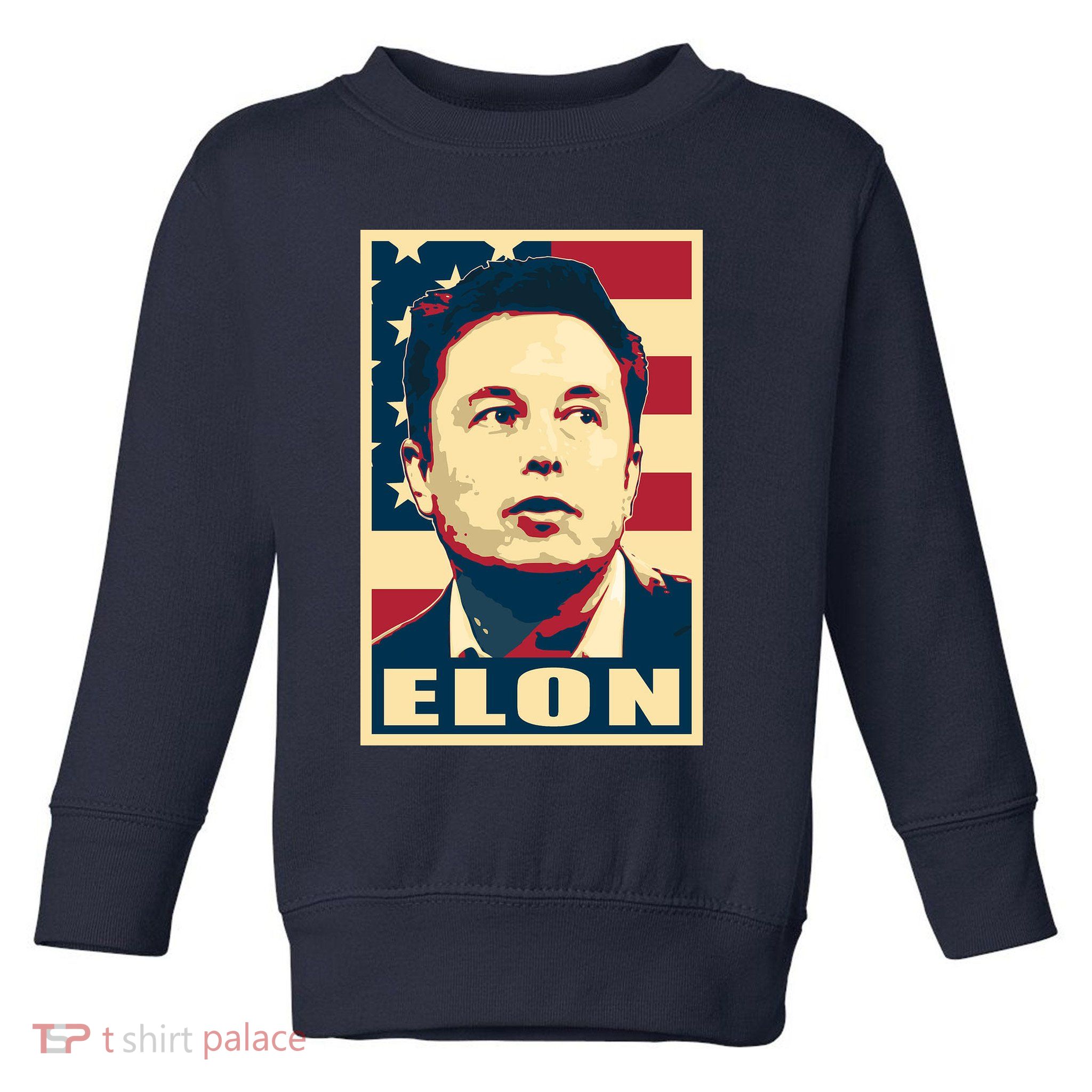 Elon Musk USA Retro Toddler Sweatshirt