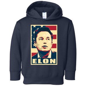 Elon Musk USA Retro Toddler Hoodie