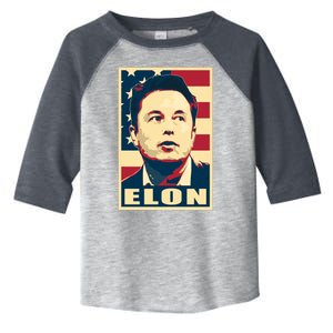 Elon Musk USA Retro Toddler Fine Jersey T-Shirt