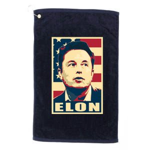 Elon Musk USA Retro Platinum Collection Golf Towel