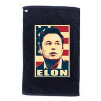 Elon Musk USA Retro Platinum Collection Golf Towel