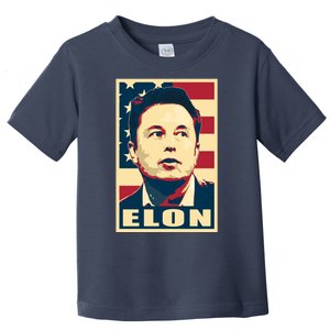 Elon Musk USA Retro Toddler T-Shirt