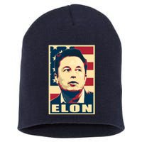 Elon Musk USA Retro Short Acrylic Beanie