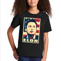 Elon Musk USA Retro Kids T-Shirt