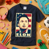 Elon Musk USA Retro Kids T-Shirt
