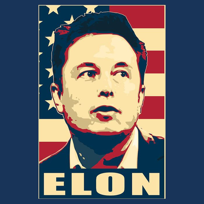 Elon Musk USA Retro Kids T-Shirt