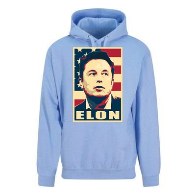 Elon Musk USA Retro Unisex Surf Hoodie