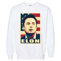 Elon Musk USA Retro Garment-Dyed Sweatshirt