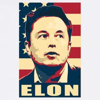 Elon Musk USA Retro Garment-Dyed Sweatshirt