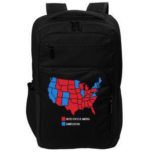 Election Map United States Of America Dumbistan Funny Impact Tech Backpack