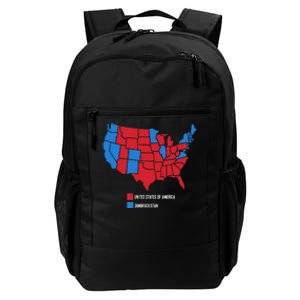 Election Map United States Of America Dumbistan Funny Daily Commute Backpack