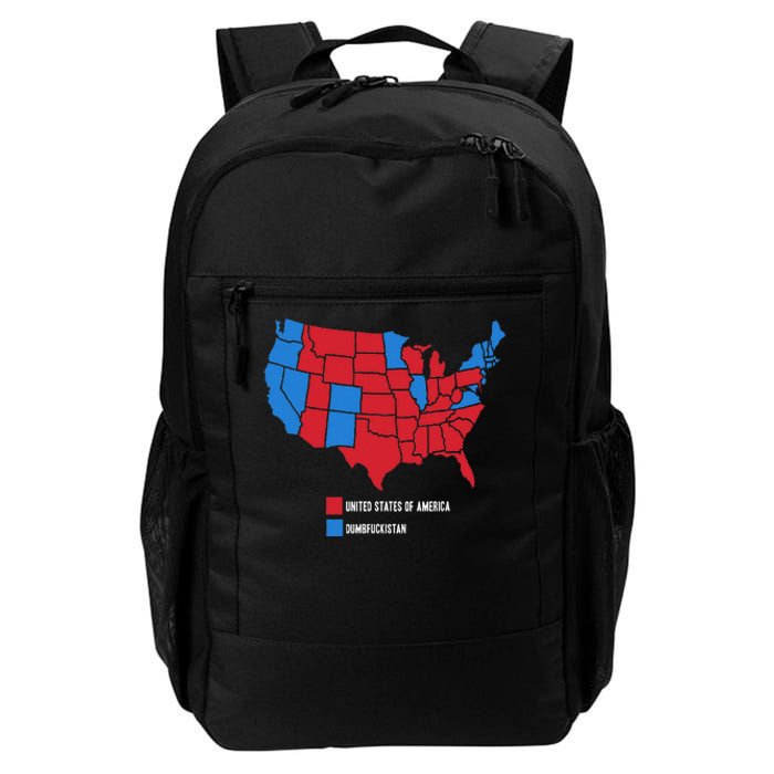 Election Map United States Of America Dumbistan Funny Daily Commute Backpack