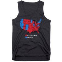 Election Map United States Of America Dumbistan Funny Tank Top