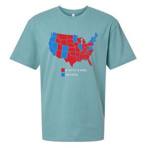 Election Map United States Of America Dumbistan Funny Sueded Cloud Jersey T-Shirt