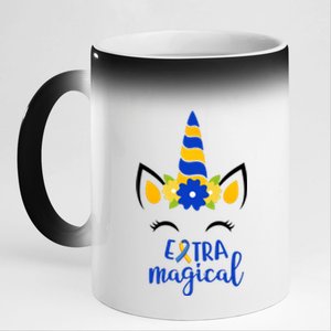 Extra Magical Unicorn Autism Awareness 11oz Black Color Changing Mug