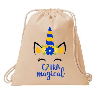 Extra Magical Unicorn Autism Awareness Drawstring Bag