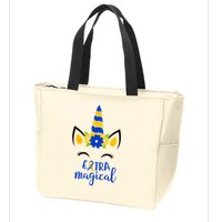 Extra Magical Unicorn Autism Awareness Zip Tote Bag