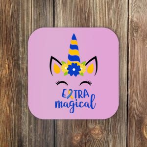 Extra Magical Unicorn Autism Awareness Coaster