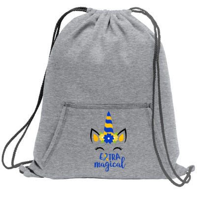 Extra Magical Unicorn Autism Awareness Sweatshirt Cinch Pack Bag