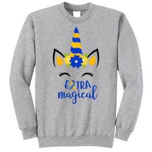 Extra Magical Unicorn Autism Awareness Tall Sweatshirt