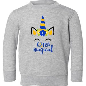 Extra Magical Unicorn Autism Awareness Toddler Sweatshirt