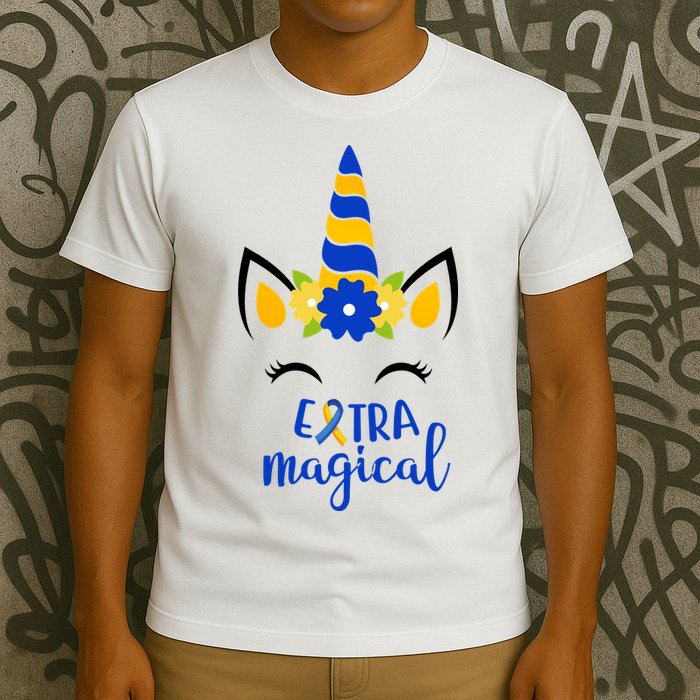Extra Magical Unicorn Autism Awareness T-Shirt