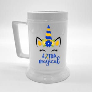 Extra Magical Unicorn Autism Awareness Beer Stein