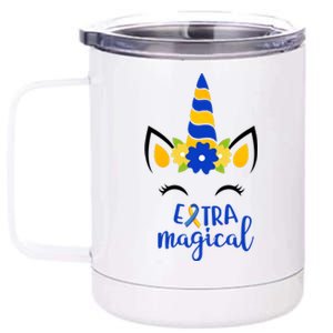 Extra Magical Unicorn Autism Awareness 12 oz Stainless Steel Tumbler Cup