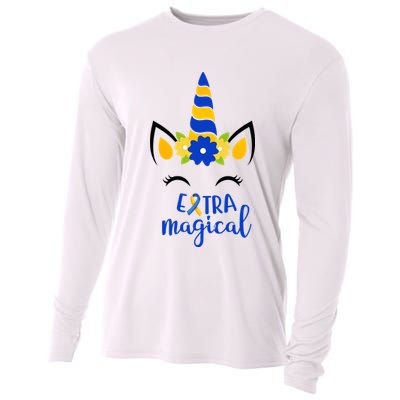 Extra Magical Unicorn Autism Awareness Cooling Performance Long Sleeve Crew