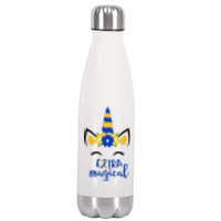 Extra Magical Unicorn Autism Awareness Stainless Steel Insulated Water Bottle