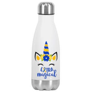 Extra Magical Unicorn Autism Awareness Stainless Steel Insulated Water Bottle